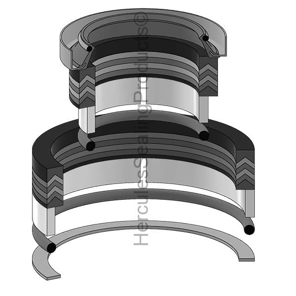 JD-AR105454 John Deere Hydraulic Cylinder Seal Kit 1-1/4 _ 3