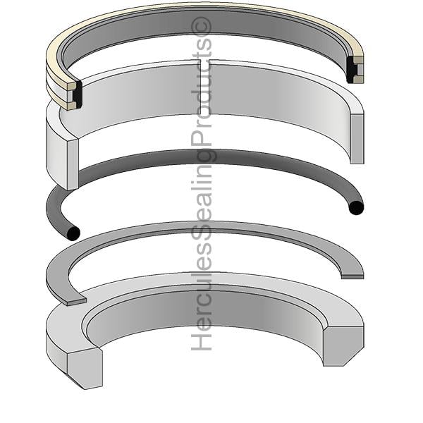 JD-RE20430 John Deere Hydraulic Piston Seal Kit 90 mm