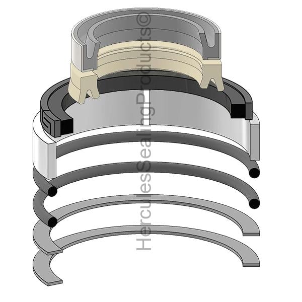 JIC-128728A1 Case Hydraulic Cylinder Seal Kit 1-1/4 _ 2-1/2