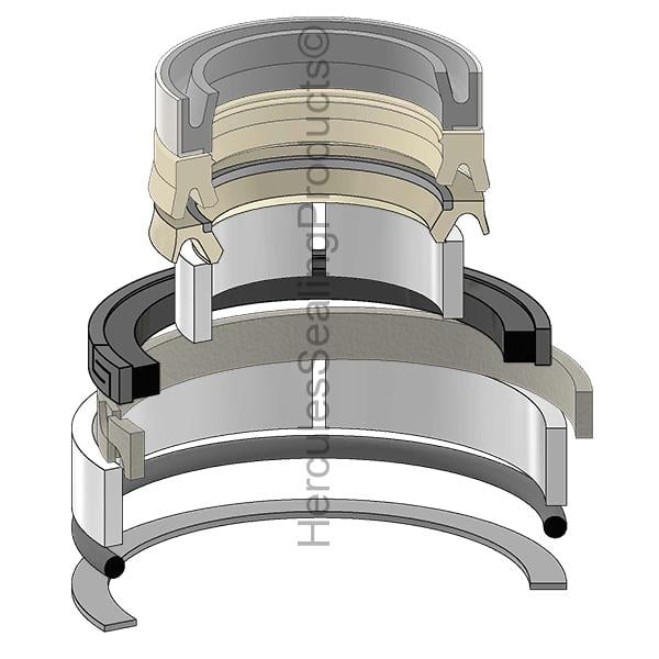 JIC-234844A1 Case Hydraulic Cylinder Seal Kit 2-1/4 _ 4-1/4