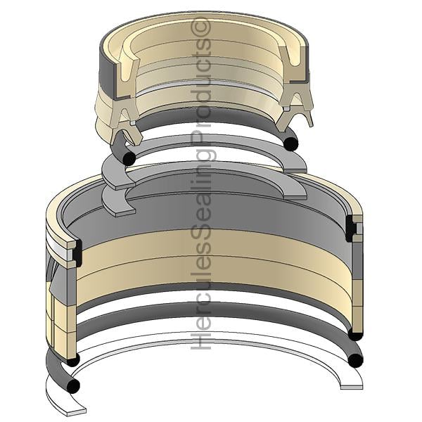 KOB-YY01V00001R300 Kobelco Hydraulic Cylinder Seal Kit 70.00 _ 100.00