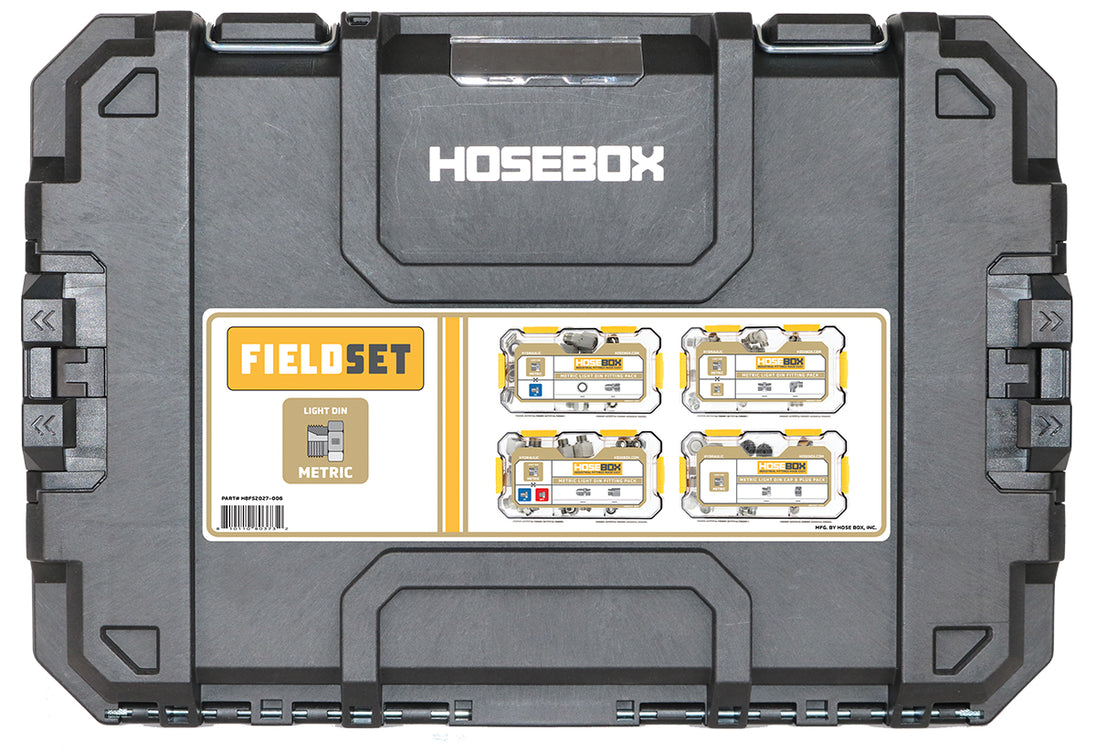 HBFS2027-006 HoseBox Light Din Fittings Field Set 