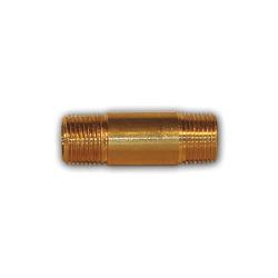 LF113-640 Long Nipple, 3/8 in MPT x 3/8 in MPT, 2-1/2 in, Brass