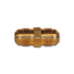 242X10 Union, 5/8 in SAE 45 deg Flare x 5/8 in SAE 45 deg Flare, Brass