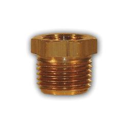 LF110-128 Hex Bushing, 3/4 in MPT x 1/2 in FPT, 0.94 in, Brass