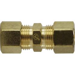 LF262X5 Union, 5/16 in Compression x 5/16 in Compression, Brass