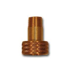 102GH Straight Swivel Adapter, 3/4 in FHT x 1/4 in MPT, Brass