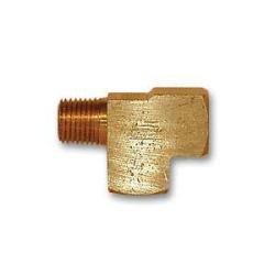127R-424 Reducing Tee, 1/4 in FPT x 1/8 in MPT x 1/4 in FPT, Brass