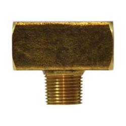 131-4 Branch Tee, 1/4 in FIP x 1/4 in FIP x 1/4 in MIP, Brass
