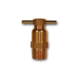 201P Drain Cock, 1/4 in Nominal Pipe, MPT, Brass Body