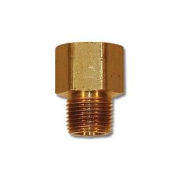 23208X6 Extender Adapter, 1/2 in FPT x 3/8 in MPT, 1.47 in, Brass