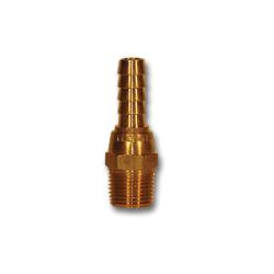 29MS-88 Swivel Adapter, 1/2 in Hose Barbed x 1/2 in MNPTF, Brass