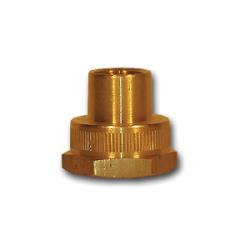 73GH Rigid Adapter, 3/4 in FGH x 1/8 in FNPTF, Brass