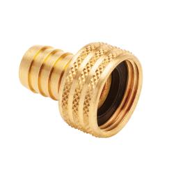 LF29FGH-612 Female Swivel Coupling, 3/8 in Hose Barbed x 3/4 in FHT, Brass