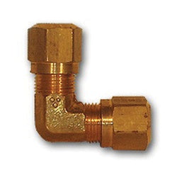 NT265X6 Elbow, 3/8 in Tube OD x 3/8 in Tube OD, Brass