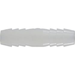 33093W Splicer, 1/4 in Hose Barbed x 1/4 in Hose Barbed, Nylon