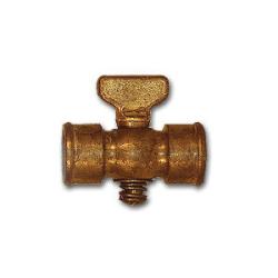 09339-08 Air Cock, 1/2 in Nominal, FPT x FPT, Brass Body