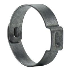1050007 1-Ear Hose Clamp, 9/16 in Nominal, 0.496 in Minimum Clamp Diameter, Carbon Steel
