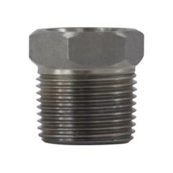 105523 Hex Bushing, 1-1/2 in MPT x 1 in FPT, Stainless Steel, 3000 lb