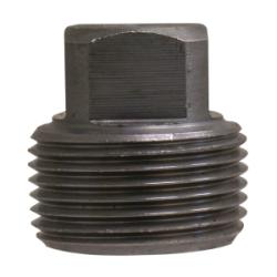 107673 Square Head Plug, 1/2 in MPT, Steel
