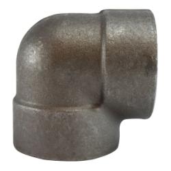 111105 90 deg Elbow, 1 in Socket Weld x 1 in Socket Weld, Steel, 3000 lb