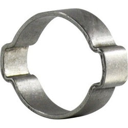1510009 2-Ear Hose Clamp, 5/8 in Nominal, Stainless Steel