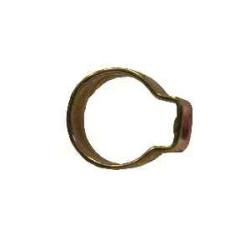 15300012 1-Ear Hose Clamp, 3/8 in Nominal, Carbon Steel