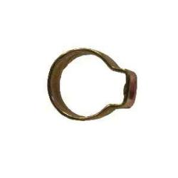15300030 1-Ear Hose Clamp, 11/16 in Nominal, Carbon Steel