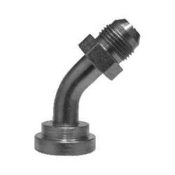 180388 45-deg Elbow, 1/2-in Male JIC x 1/2-in Code 62 Flange, Steel