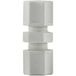 17066P Union, 3/8 in Compression x 3/8 in Compression, Polypropylene, White