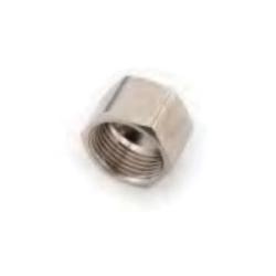 700661-08 Nut, 1/2 in Compression, Lead-Free Brass, Chrome-Plated
