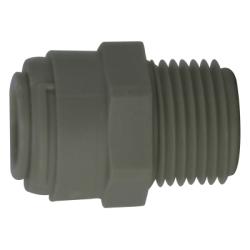 20056P Adapter, 1/4-in Push-In x 3/8-in MIP, Polypropylene
