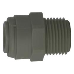 20057P Adapter, 3/8-in Push-In x 1/8-in MIP, Polypropylene