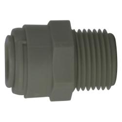 20058P Adapter, 3/8-in Push-In x 1/4-in MIP, Polypropylene
