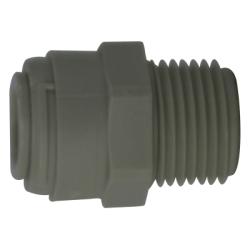 20059P Adapter, 3/8-in Push-In x 3/8-in MIP, Polypropylene