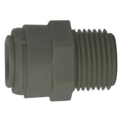 20062P Adapter, 3/8-in Push-In x 1/2-in MIP, Polypropylene