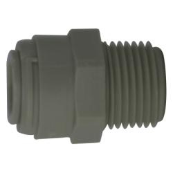 20063P Adapter, 1/2-in Push-In x 1/2-in MIP, Polypropylene