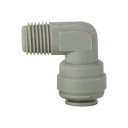 20069P 90-deg Fixed Elbow, 1/4-in Push-In x 1/4-in MIP, Plastic