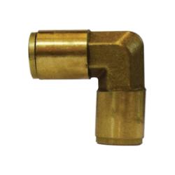 20154A 90-deg Union Elbow, 1/2-in Push-to-Connect x 1/2-in Push-to-Connect, Brass