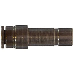 20512A Reducer, 1/4 in Push-In x 3/8 in Push-In, Brass, Nickel-Plated