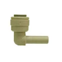 20742P Plug-In Elbow, 1/4-in Push-In Tube x 1/4-in Push-On Hose Stem, Plastic