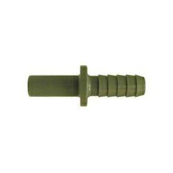 20853P Adapter, 1/4-in Push-On Hose Stem x 3/16-in Hose Barbed, Polypropylene
