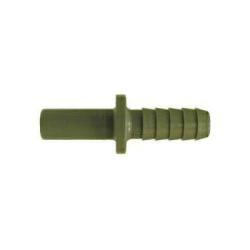 20860P Adapter, 3/8-in Push-On Hose Stem x 1/4-in Hose Barbed, Polypropylene
