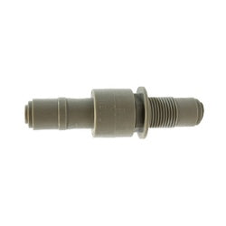 20910P Stop Valve, 1/4 x 1/4 in Nominal, Push-In x Push-In, Acetal Copolymer Body