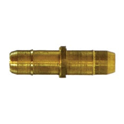 21007 Union, 3/8 in Single Barbed x 1/4 in Single Barbed, Brass