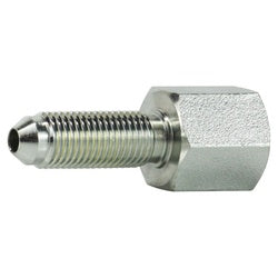 270544 Bulkhead Connector, 1/4 in MJIC x 1/4 in FIP, Steel