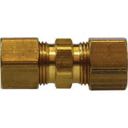 27064 Union with 27003 Self-Align Sleeve, 1/4 in 1/4 in, Brass
