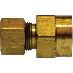 27145 Adapter with 27003 Self-Align Sleeve, 1/4 in Compression x 1/8 in FIP, Brass