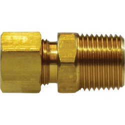 27179 Adapter with 27003 Self-Align Sleeve, 1/4 in Compression x 1/8 in MIP, Brass