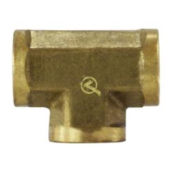 28035LF Pipe Tee, 1/2 in FIP x 1/2 in FIP x 1/2 in FIP, Brass